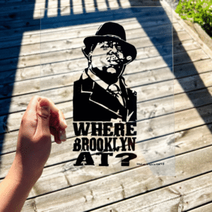 Biggie Glass Painting