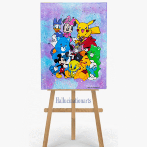 Cartoon Mash Up Painting